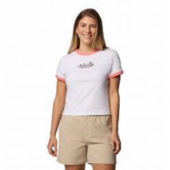 Columbia Koszulka Rolling Bend 2120001100. Białe koszulki sportowe damskie Columbia, s, bez wzorów, bez ramiączek. Za 71.99 zł.