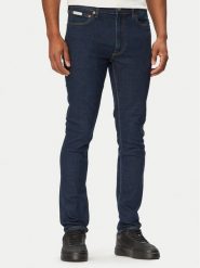 Calvin Klein Jeans Jeansy LV04RG792G Granatowy Skinny Fit. Niebieskie jeansy męskie Calvin Klein Jeans, z bawełny. Za 409.99 zł.
