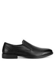 Sergio Bardi Półbuty MF1650-1Z Czarny. Czarne buty wizytowe męskie Sergio Bardi, bez wzorów, ze skóry, bez obcasa, bez zapięcia. Za 299.99 zł.