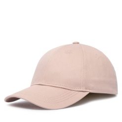 Czapka z daszkiem Guess. Czerwone czapki damskie Guess, z aplikacjami. Za 194.99 zł.