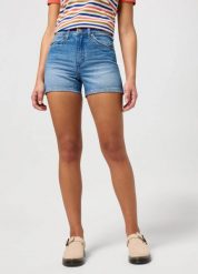 DAMSKIE SZORTY WRANGLER COWBOY SHORT 3 INCH SHALLOWS 112351076. Szorty damskie Wrangler, bez wzorów. Za 189.99 zł.