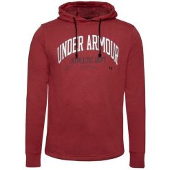 Bluzy sportowa męska Under Armour Rival Try. Czerwone bluzy sportowe męskie Under Armour, m, bez wzorów, bez kaptura. Za 409.00 zł.