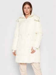 Trussardi Płaszcz zimowy 56S00680 Écru Regular Fit. Płaszcze damskie TRUSSARDI, na zimę, s, bez wzorów, z syntetyku, bez kołnierzyka, bez kaptura. Za 2,709.00 zł.