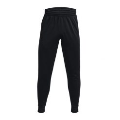 Spodnie dresowe męskie UNDER ARMOUR 1373362. Czarne spodnie sportowe męskie Under Armour, m, bez wzorów, z dresówki, na fitness i siłownię. Za 174.99 zł.