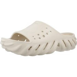 Klapki Crocs Model Echo Slide Kolor Beżowy. Brązowe klapki męskie Crocs, bez wzorów, z gumy, bez zapięcia. Za 361.00 zł.