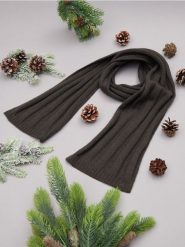 Szalik - szary. Szare szaliki męskie Sinsay, bez wzorów. Za 25.99 zł.