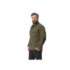 Koszula podróżnicza męska Helikon-Tex Woodsman. Zielone koszule męskie HELIKON-TEX, m, bez wzorów, casualowe, bez kołnierzyka, bez ramiączek. Za 314.99 zł.