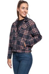 DAMSKA KURTKA JEANSOWA WRANGLER 80´S JACKET INDIGO CHECK W404WZ89M 112128697. Niebieskie kurtki damskie Wrangler, m, bez wzorów, z jeansu, bez kaptura. W wyprzedaży za 149.99 zł.