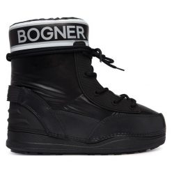 Śniegowce Bogner. Czarne śniegowce damskie Bogner, bez zapięcia. Za 1,299.00 zł.