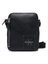 Calvin Klein Saszetka Bold Pebble Simple Reporter LV04D3623G Czarny. Czarne saszetki i nerki męskie Calvin Klein, bez wzorów, ze skóry. Za 369.99 zł.