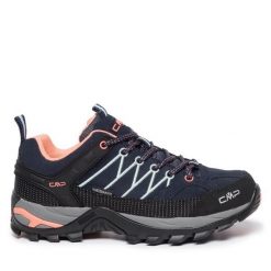 Trekkingi CMP. Niebieskie obuwie trekkingowe damskie CMP, bez zapięcia. Za 359.99 zł.