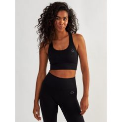 Stanik Sportowy BeShaped Femme Force Bezszwowy. Czarne bielizna sportowa damska BESHAPED, xl, bez wzorów, z nylonu. Za 179.00 zł.