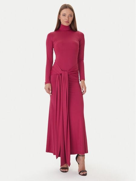 Bardot Sukienka wieczorowa Alix 59467DB Bordowy Regular Fit. Czerwone sukienki damskie Bardot, bez wzorów, z syntetyku, wizytowe, bez kołnierzyka, bez ramiączek. Za 549.99 zł.