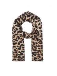 Guess Szalik AW5673 POL03 Brązowy. Brązowe rękawiczki damskie Guess, z aplikacjami, z poliesteru. Za 194.99 zł.