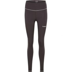 Damskie legginsy Hummel Pulse Retro. Brązowe legginsy damskie Hummel, bez wzorów, z materiału. Za 226.00 zł.