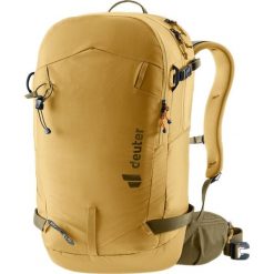Plecak skiturowy Deuter Freerider 24 - savanna/nori. Brązowe plecaki męskie Deuter, bez wzorów, z materiału. Za 741.39 zł.