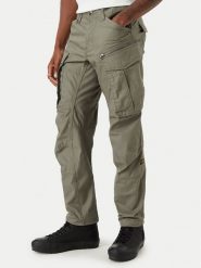 G-Star Raw Spodnie materiałowe Rovic D02190-D387 Zielony Tapered Fit. Zielone spodnie materiałowe męskie G-Star Raw, bez wzorów, z bawełny. Za 432.99 zł.