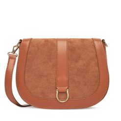Torebka DeeZee. Brązowe listonoszki damskie DeeZee, bez wzorów, bez dodatków. Za 129.99 zł.