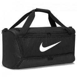 Torba Sportowa Unisex Nike Brasillia. Czarne torby podróżne damskie Nike, bez wzorów. Za 176.00 zł.