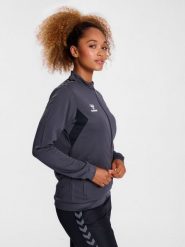 Damska bluza dresowa Hummel Authentic Pl. Szare bluzy damskie Hummel, s, bez wzorów, z dresówki, klasyczne, bez ramiączek, bez kaptura. Za 216.00 zł.