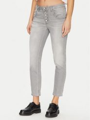 Please Jeansy P1YMCT5W8S Szary Regular Fit. Szare jeansy damskie Please, bez wzorów, z bawełny. Za 289.99 zł.