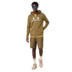 Bluza z kapturem z pełnym zamkiem błyskawicznym Oakley Bark 2.0. Zielone bluzy męskie Oakley, m, bez wzorów, z kapturem. Za 266.50 zł.