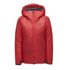 Parka dla kobiet Black Diamond Belay. Czerwone parki damskie Black Diamond, na zimę, bez wzorów, bez kaptura. Za 1,362.50 zł.