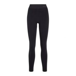 Damskie legginsy Falke Warm. Białe legginsy damskie Falke, bez wzorów, z materiału. Za 358.00 zł.