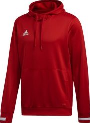 Adidas Bluza męska Team 19 Hoody czerwona r. S (DX7335). Czerwone bluzy męskie Adidas, m, bez wzorów, bez ramiączek, bez kaptura. Za 175.26 zł.