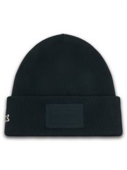 Lacoste Czapka RB9885 Zielony ciemny. Zielone czapki damskie Lacoste, na zimę, bez wzorów, z bawełny. Za 239.99 zł.
