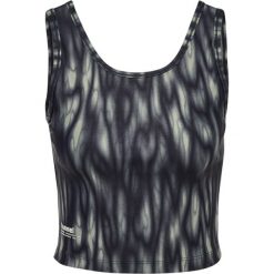 Damski tank top Hummel Aop Intensity. Zielone topy damskie Hummel, bez wzorów, z materiału, bez kołnierzyka, bez ramiączek. Za 203.50 zł.