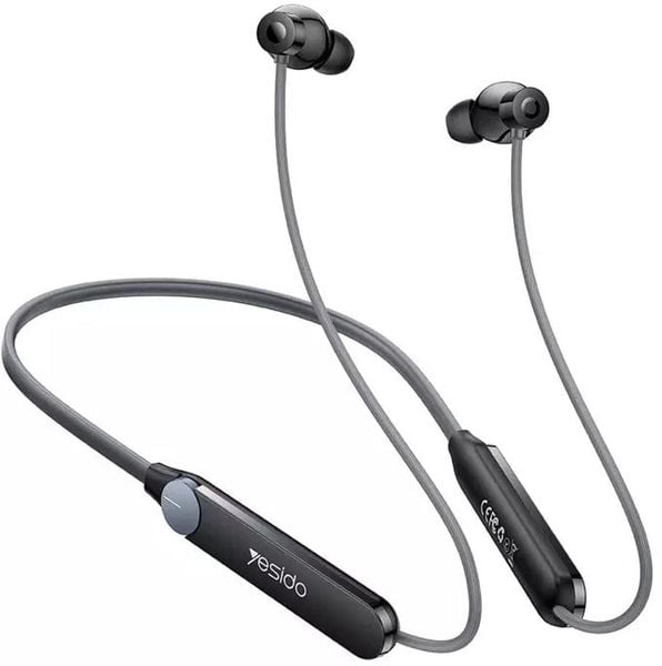 Słuchawki Yesido Słuchawki Sportowe YSP22 BT 5.3 500mAh, LED, Bezprzewodowe, BLACK/CZARNY. Czarne słuchawki bezprzewodowe Yesido. Za 77.17 zł.