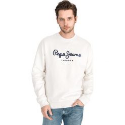 Pepe Jeans Albert Bluza Biały. Białe bluzy męskie Pepe Jeans, m, bez wzorów, z bawełny, bez ramiączek, bez kaptura. Za 307.95 zł.
