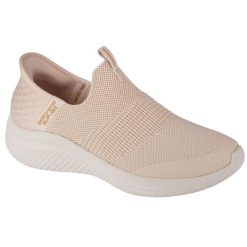 Buty sportowe Sneakersy damskie, Ultra Flex 3.0 - Cozy Streak. Brązowe obuwie sportowe damskie Skechers, bez wzorów, bez zapięcia, trekkingowe. Za 379.99 zł.