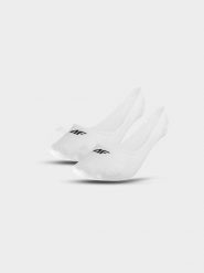 4F Skarpetki casual no-show (2-pack) damskie - białe 35-38. Białe skarpetki damskie 4F, bez wzorów, z bawełny. Za 39.99 zł.