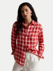 Polo Ralph Lauren Koszula 211970733500 Czerwony Classic Fit. Czerwone koszule damskie Polo Ralph Lauren, xs, bez wzorów, ze lnu, bez kołnierzyka, bez ramiączek. Za 859.99 zł.
