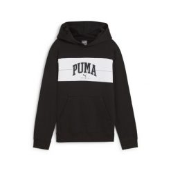 Młodzieżowa bluza z kapturem PUMA SQUAD PUMA Black. Czarna bluzy damskie Puma, m, bez wzorów, z dzianiny, młodzieżowe, bez ramiączek, z kapturem. Za 140.99 zł.