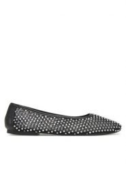 Steve Madden Baleriny Auden SM11003566 Czarny. Czarne balerinki damskie Steve Madden, bez wzorów, z materiału, bez obcasa, bez zapięcia. Za 329.99 zł.