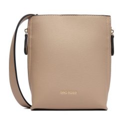 Torebka GINO ROSSI. Brązowe listonoszki damskie Gino Rossi, bez wzorów, bez dodatków. Za 199.99 zł.