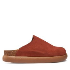 Klapki Scholl. Brązowe klapki damskie Scholl, bez wzorów, bez obcasa, bez zapięcia. Za 419.99 zł.