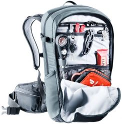 Plecak na rower damski Deuter Flyt 12 SL - graphite/black. Czarne plecaki damskie Deuter, bez wzorów. Za 713.62 zł.