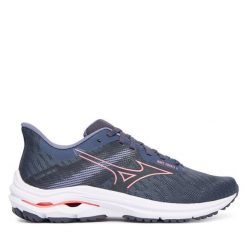 Buty do biegania Mizuno. Szare obuwie sportowe damskie Mizuno, bez wzorów, bez zapięcia, do biegania, mizuno wave. Za 509.99 zł.