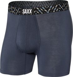 SAXX Bokserki męskie SAXX VIBE BOXER BRIEF INDIA INK/AMAZE-ZING WB S. Bokserki męskie Saxx, bez wzorów. Za 103.99 zł.