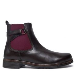 Botki Gabor. Brązowe botki damskie Gabor, bez wzorów, bez obcasa, na płaskiej podeszwie, bez zapięcia. Za 659.99 zł.