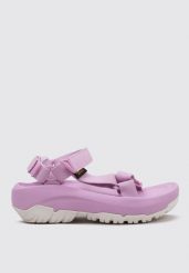 Sandały damskie Teva Hurricane XLT2 Ampsole. Fioletowe sandały damskie Teva, bez wzorów, z materiału, bez obcasa, bez zapięcia. Za 408.55 zł.