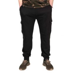 Spodnie Wędkarskie Dresowe Fox Lw Black Camo Combat Joggers. Czarne spodnie sportowe męskie FOX, bez wzorów, z dresówki. Za 152.99 zł.