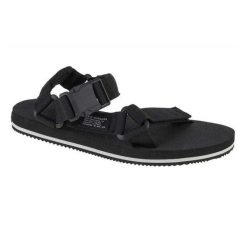 Sandały Męskie Tahoe Refresh. Czarne sandały męskie Levi's®, bez wzorów, z gumy, bez zapięcia. Za 262.99 zł.