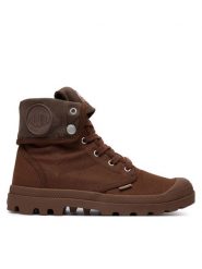 Palladium Trapery 02353-291-M Brązowy. Brązowe buty zimowe męskie Palladium, bez wzorów, z materiału, bez obcasa, bez zapięcia. Za 419.99 zł.
