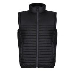 Męska Ocieplana Kamizelka Z Recyklingu Honestly Made. Czarne bluzy męskie Regatta, l, bez wzorów, sportowe, bez ramiączek, bez kaptura. Za 263.99 zł.