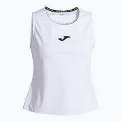 Koszulka tenisowa damska Joma Challenge. Białe bluzki damskie Joma, m, bez wzorów, bez ramiączek, tenisowe. Za 99.99 zł.